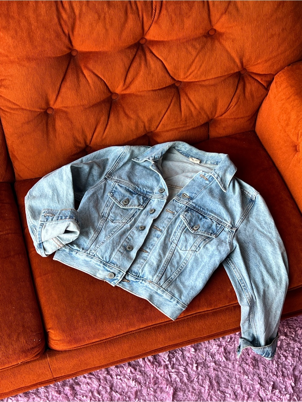 Brandy Melville John Galt Denim Jean Jacket - Picture 2 of 12